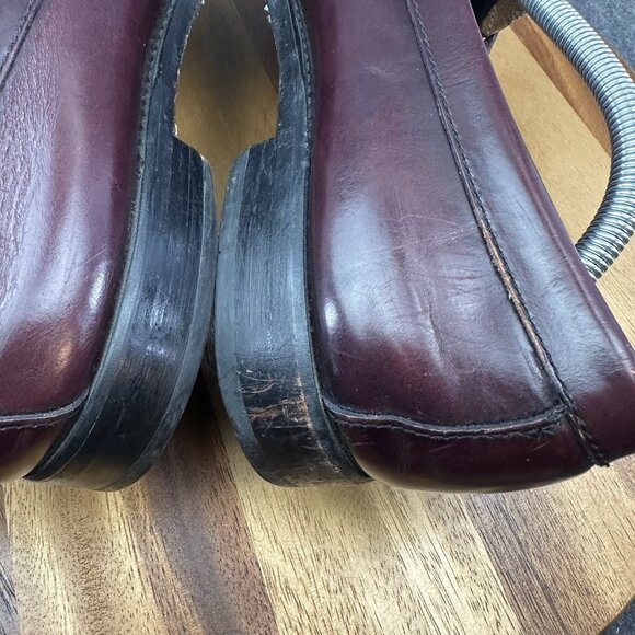 GH Bass Men's Burgundy Size 12 D Weejuns Leather Penny Loafers - Picture 10 of 14
